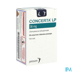 CONCERTA LP 36MG CPR 28