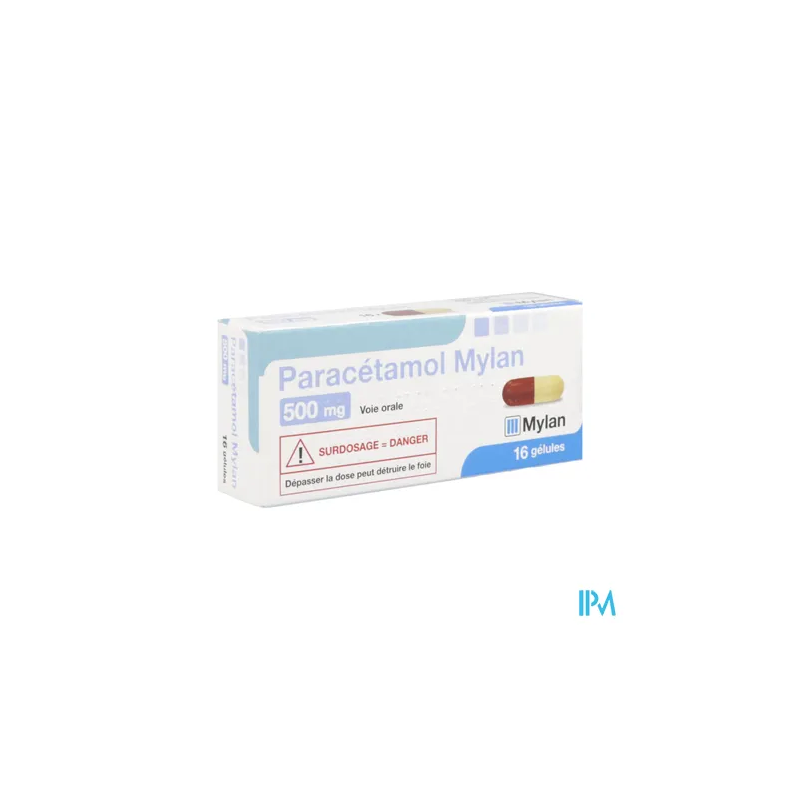 PARACETAMOL 500MG VTS GELULE 16