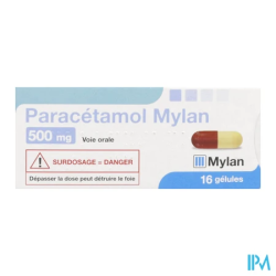 PARACETAMOL 500MG VTS GELULE 16