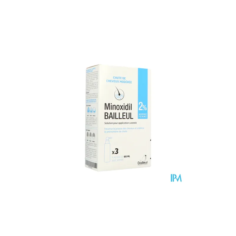 MINOXIDIL 2% BAILLEUL SOL EXT60ML3