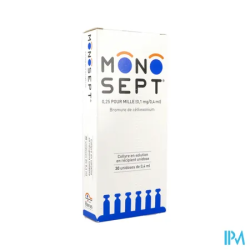 MONOSEPT 0,025% COL UNIDOSE 30