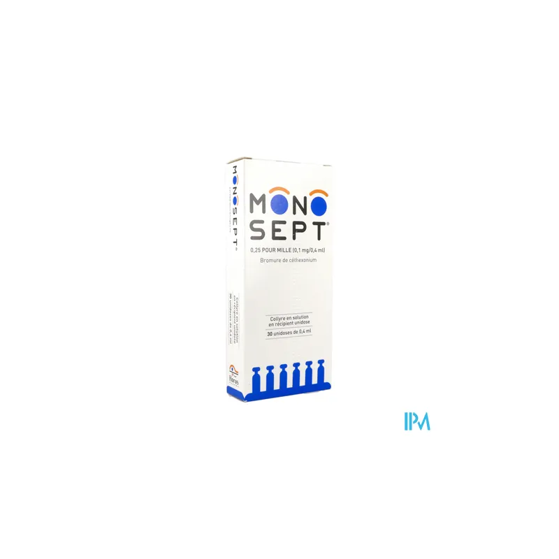 MONOSEPT 0,025% COL UNIDOSE 30