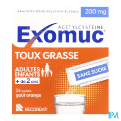 EXOMUC 200MG SACHET 24