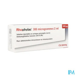RHOPHYLAC 300MCG/2ML SER IV-IM