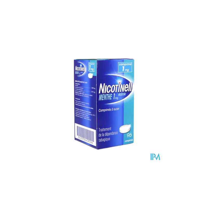NICOTINELL 1MG CPR SUCER MENTHE 96