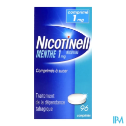 NICOTINELL 1MG CPR SUCER MENTHE 96