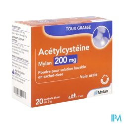 ACETYLCYSTEINE 200MG VTS SACH 20