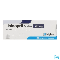 LISINOPRIL 20MG VIATRIS CPR SEC 28