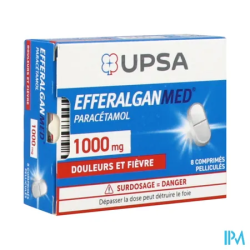 EFFERALGAN 1 000MG CPR 8