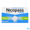 NICOPASS 1,5MG S/S MENTHE PAST 96