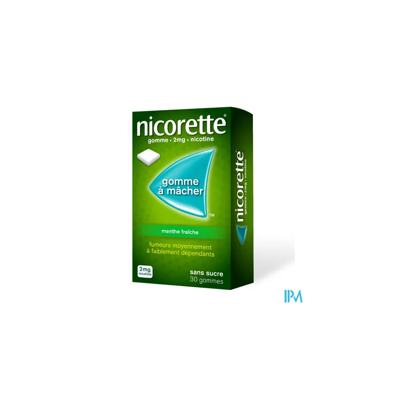 NICORETTE 2MG GOMME MENT FRA SS 30