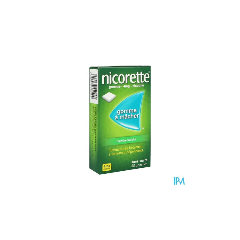 NICORETTE 4MG GOMME MENT FRA SS 30