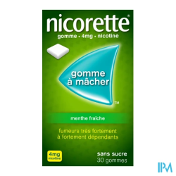 NICORETTE 4MG GOMME MENT FRA SS 30