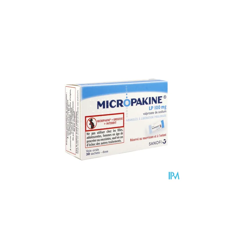 MICROPAKINE LP 100MG SACHET 30