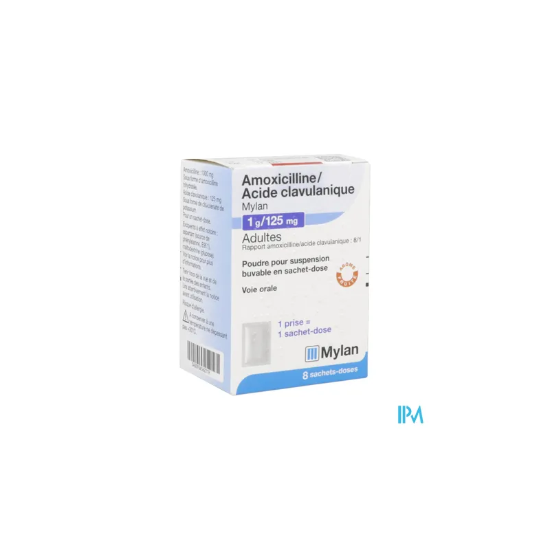 AMOXICIL/CLAV 1G/125MG VTS SAC 8