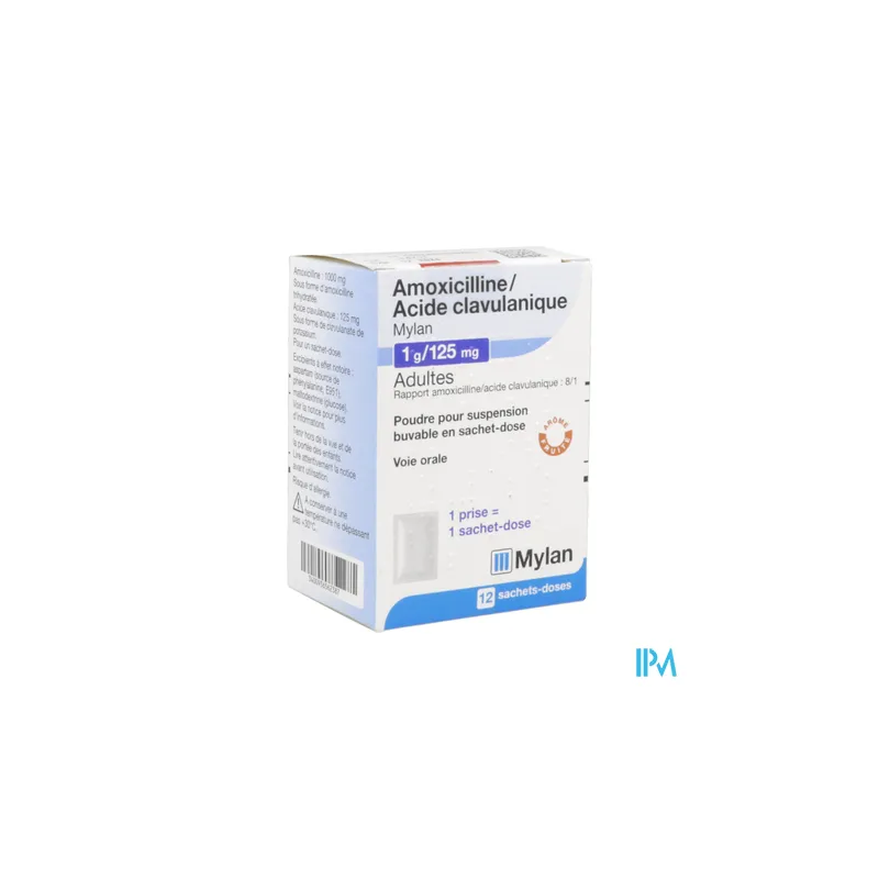 AMOXICIL/CLAV 1G/125MG VTS SAC12