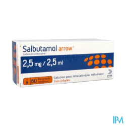 SALBUTAMOL 2,5MG/2,5ML ARROW DOS60
