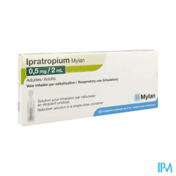 IPRATROPIUM 0,5MG/2ML VTS DOS10