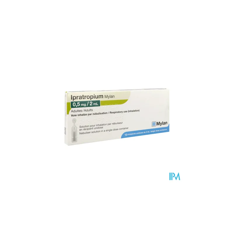 IPRATROPIUM 0,5MG/2ML VTS DOS10
