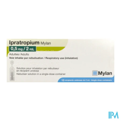 IPRATROPIUM 0,5MG/2ML VTS DOS10
