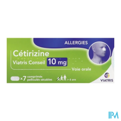 CETIRIZINE 10MG VTS CONS CPR SEC7