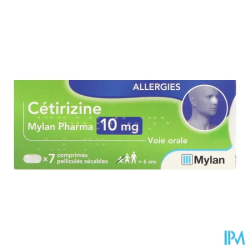CETIRIZINE 10MG VTS CONS CPR SEC7