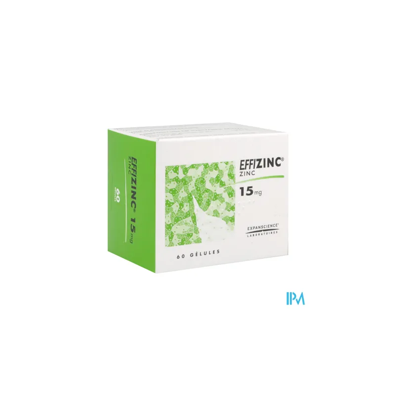 EFFIZINC 15MG GELULE 60