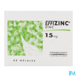 EFFIZINC 15MG GELULE 60