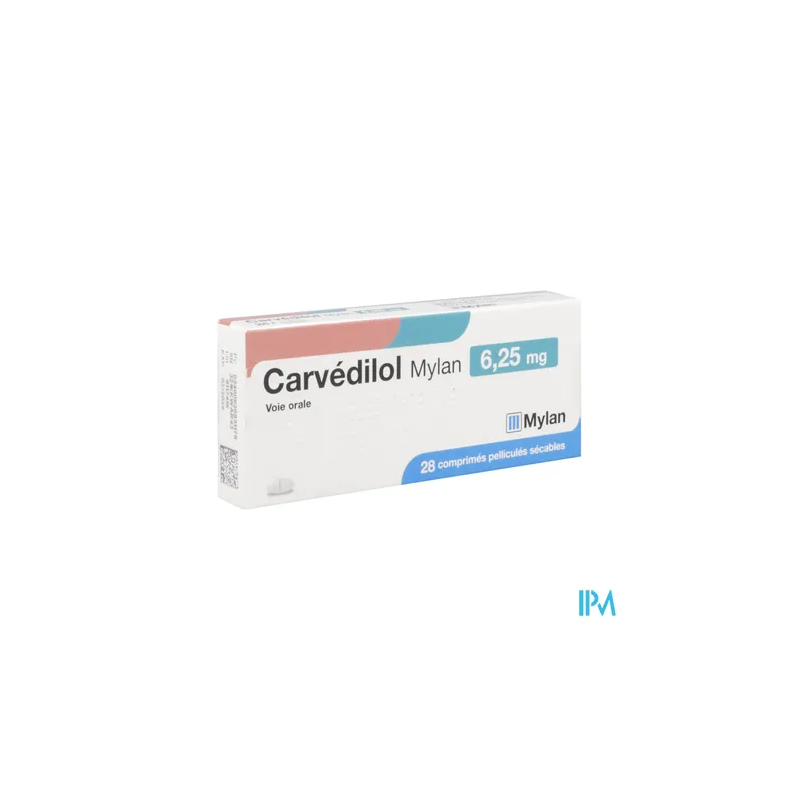 CARVEDILOL 6,25MG VTS CPR SEC 28