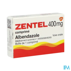 ZENTEL 400MG CPR 1