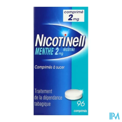 NICOTINELL 2MG CPR SUCER MENTHE 96