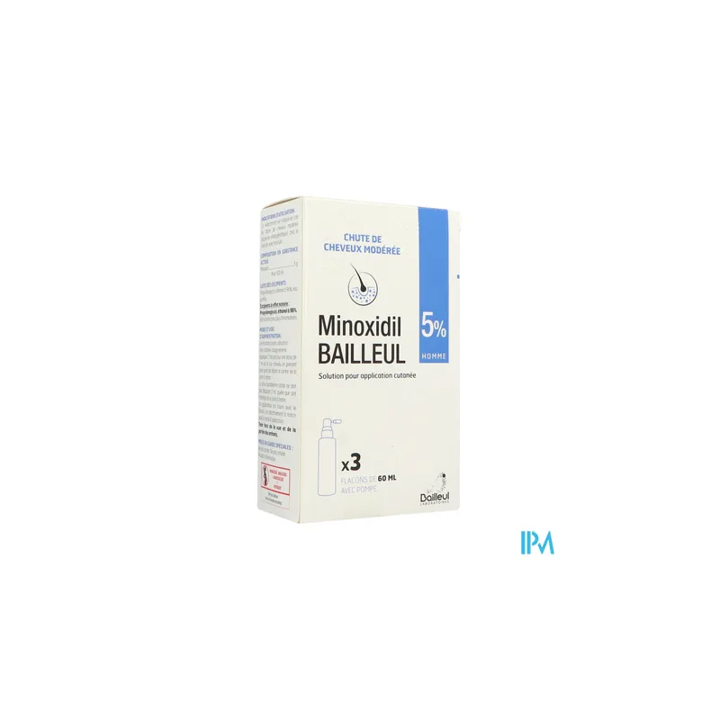 MINOXIDIL 5% BAILLEUL SOL EXT60ML3