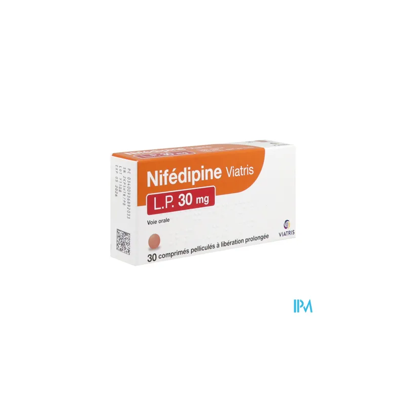 NIFEDIPINE LP 30MG VIATRIS CPR 30
