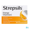 STREPSILS ORANGE VIT C PAST 24