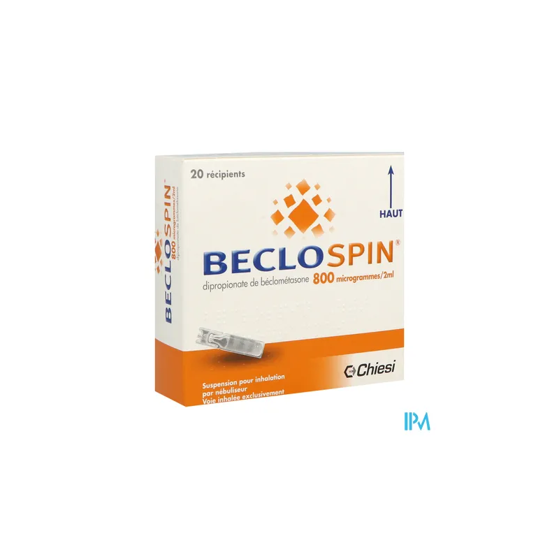 BECLOSPIN 800MCG/2ML SUSP/INH 20