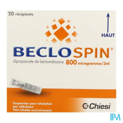 BECLOSPIN 800MCG/2ML SUSP/INH 20