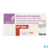 VALPROATE SOD LP 500MG TEV CPR S30