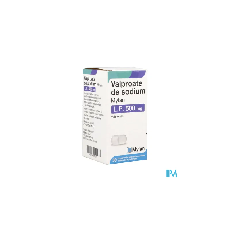 VALPROATE SOD LP 500MG VTS CPR S30