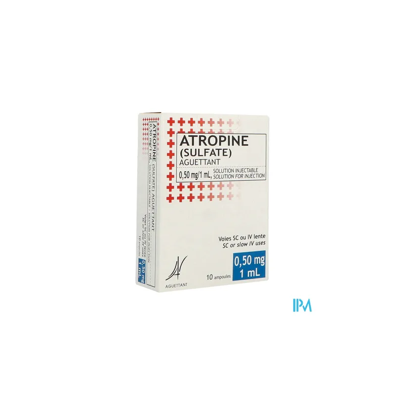 ATROPINE 0,5MG/ML AGUET AMP B 10