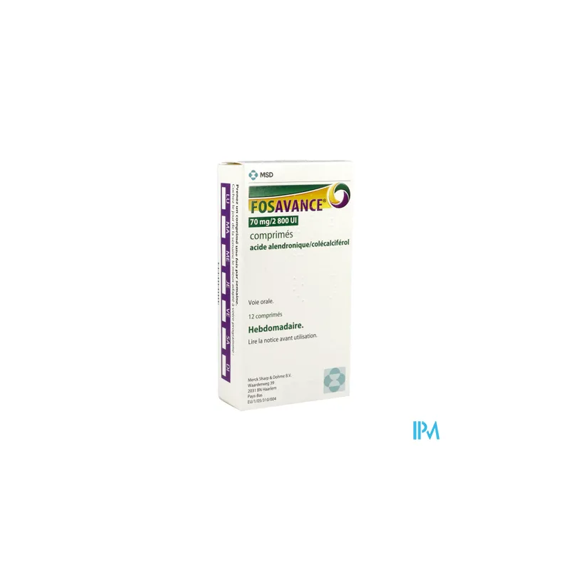 FOSAVANCE 70MG/2 800UI CPR 12