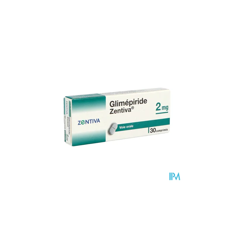 GLIMEPIRIDE 2MG ZENTIVA CPR SEC 30