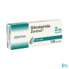 GLIMEPIRIDE 2MG ZENTIVA CPR SEC 30