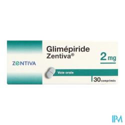 GLIMEPIRIDE 2MG ZENTIVA CPR SEC 30