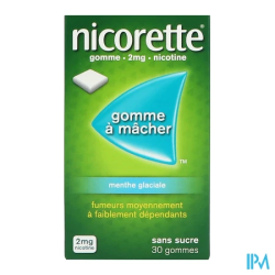 NICORETTE 2MG GOMME MENT GLA SS 30
