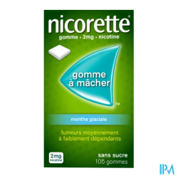 NICORETTE 2MG GOMME MENTGLA SS 105