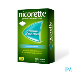 NICORETTE 4MG GOMME MENT GLA SS 30