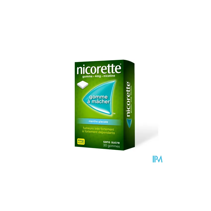 NICORETTE 4MG GOMME MENT GLA SS 30