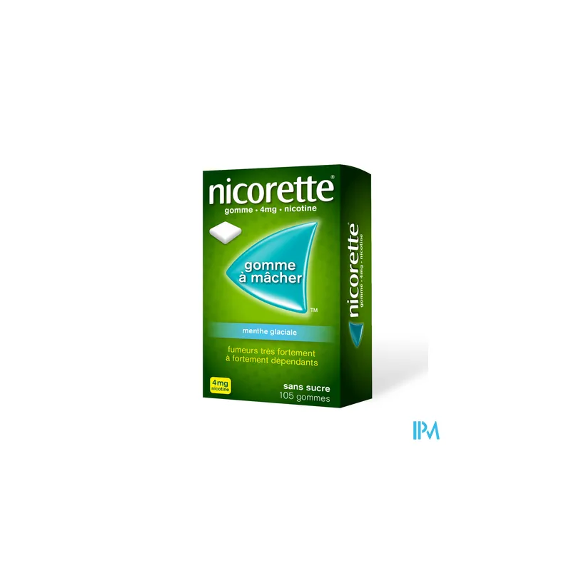 NICORETTE 4MG GOMME MENT GL SS 105