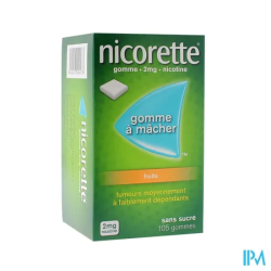 NICORETTE 2MG GOMME FRUITS SS 30