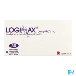 LOGIMAX 5MG/47,5MG CPR LP 30